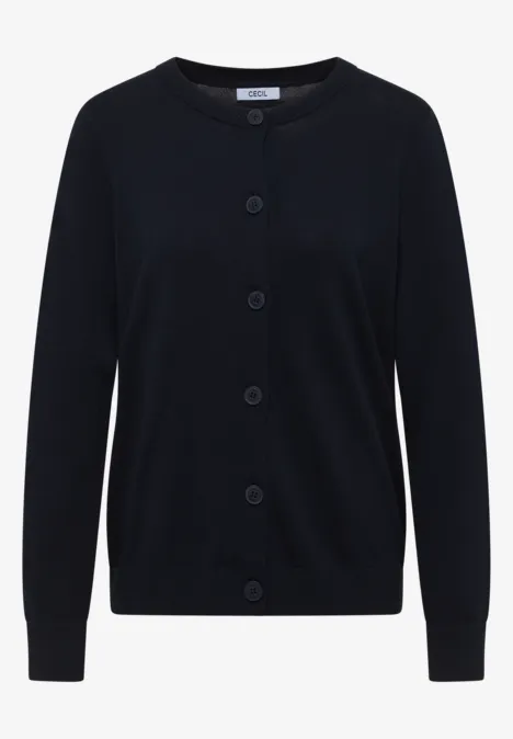 Cardigan de base universal blue