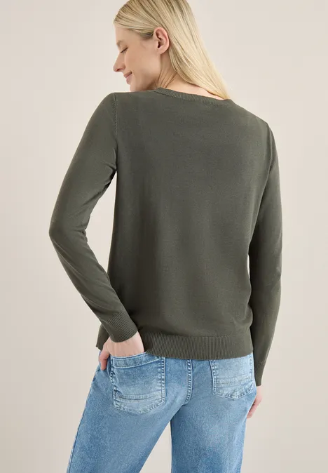 Basic Cardigan khaki