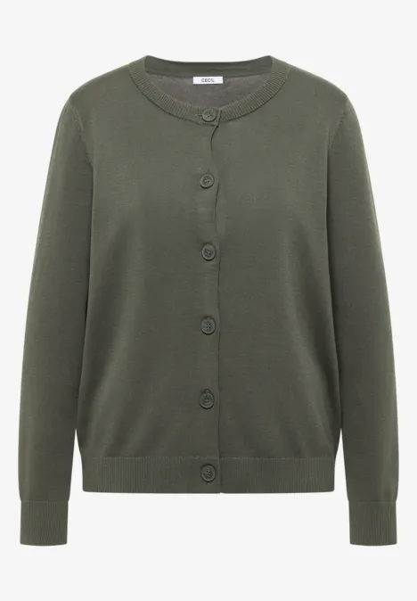 Basic Cardigan khaki