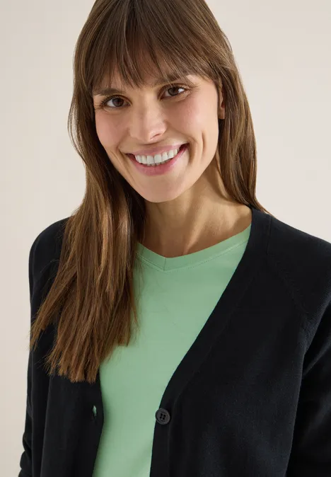 Cardigan de base Black