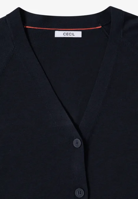 Cardigan de base universal blue