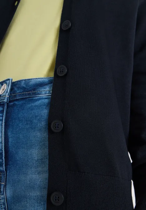 Cardigan de base universal blue