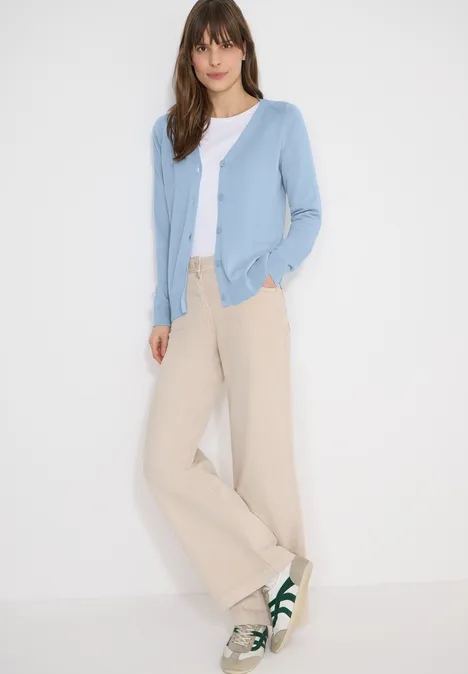 Basic Cardigan light sky blue