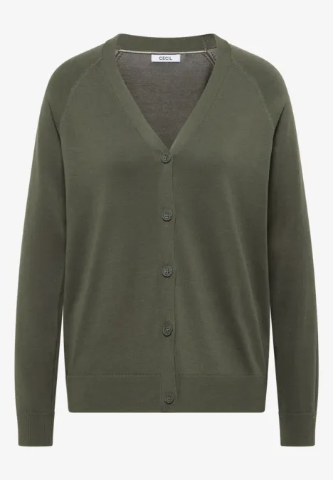 Basic Cardigan khaki