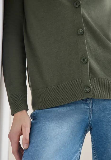 Basic Cardigan khaki