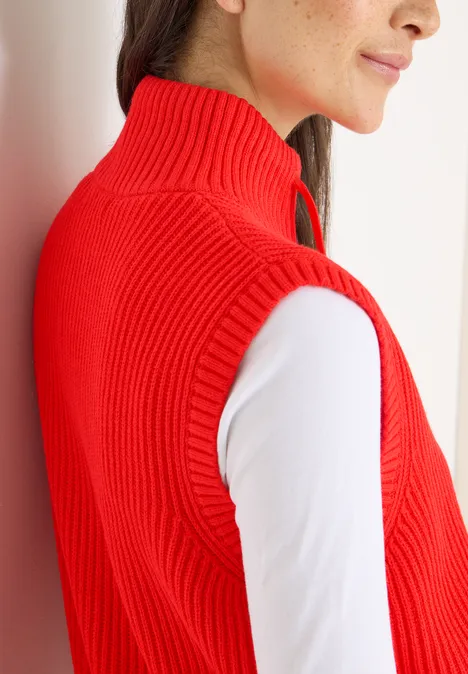 Gilet structuré avec fermeture éclair pumpkin orange Gilet structuré avec fermeture éclair pumpkin orange