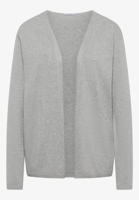 Basic Cardigan mineral grey melange