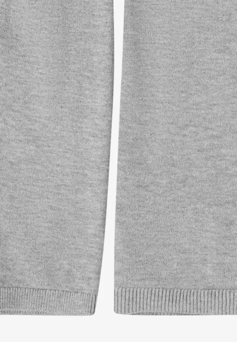 Basic Cardigan mineral grey melange