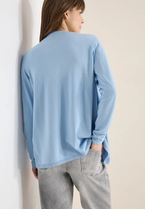 Basic Cardigan light sky blue