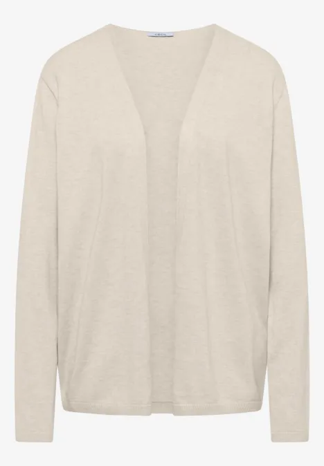 Basic Cardigan egg beige melange