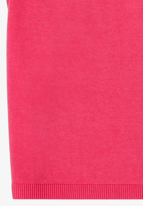 Kardigan Basic geranium red