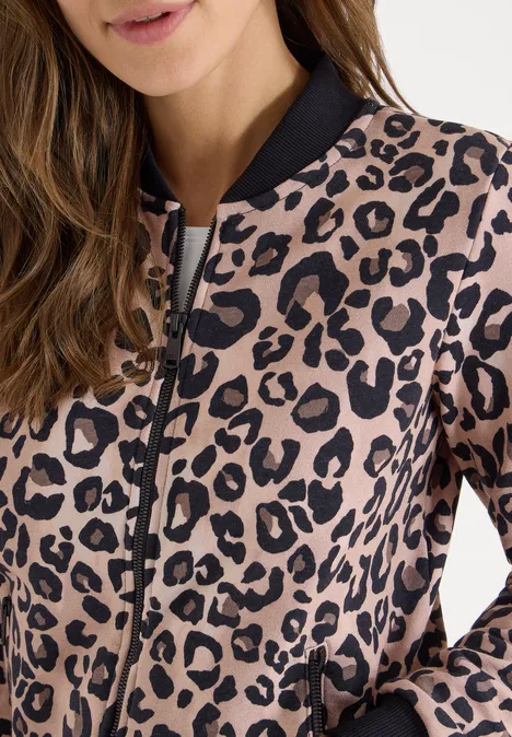 Leo Sweatblouson urban taupe