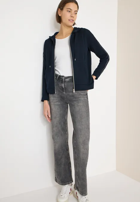 Gallonstreifen Sweatjacke universal blue