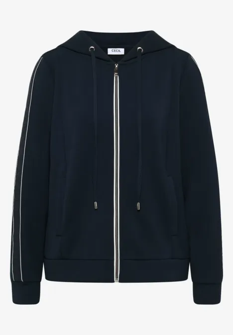 Gallonstreifen Sweatjacke universal blue