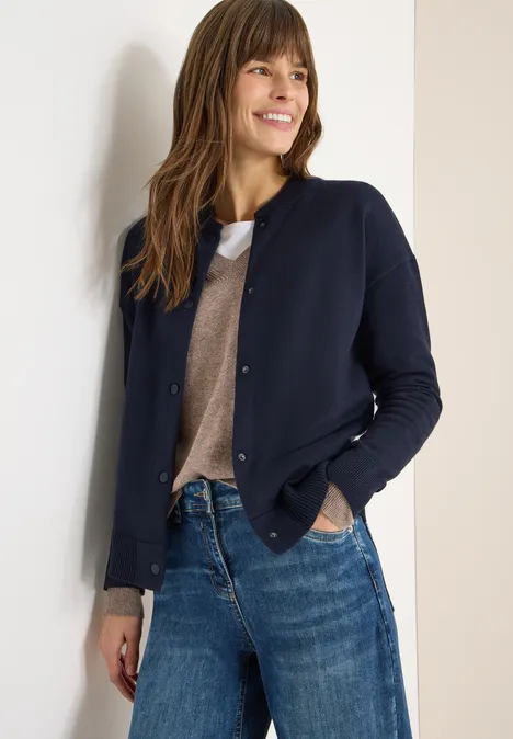 Cardigan collège cosy universal blue