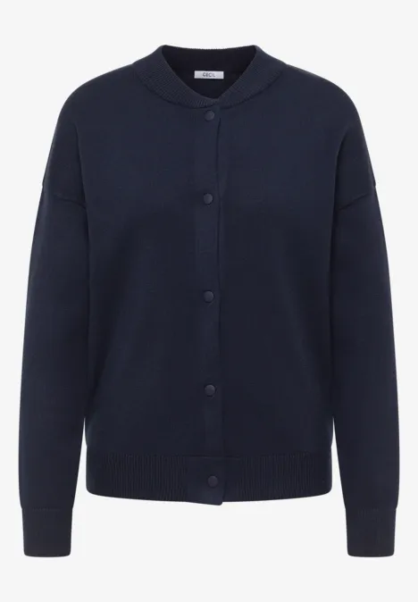 Cardigan collège cosy universal blue