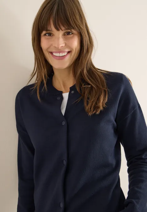 Cardigan collège cosy universal blue