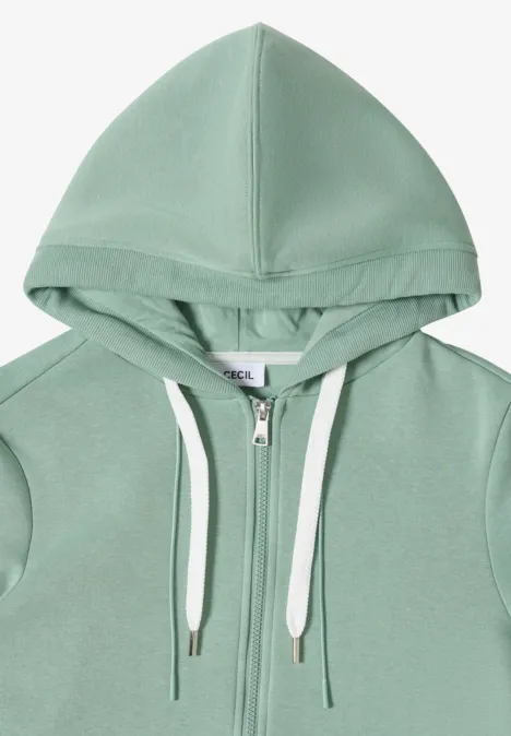 Hoodie Jacke smoke salvia