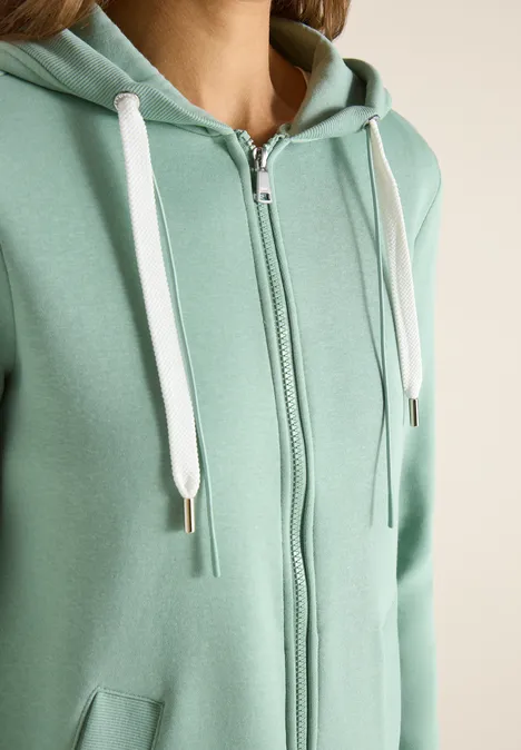 Hoodie Jacke smoke salvia