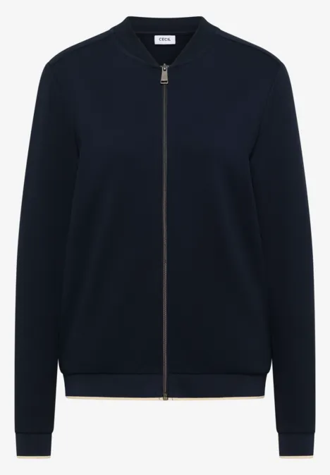Blouson in effen kleur universal blue
