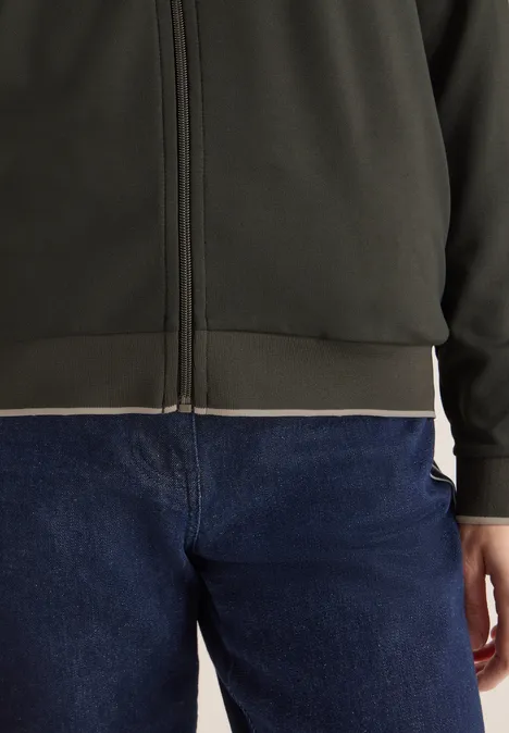 Blouson w jednolitym kolorze raw khaki