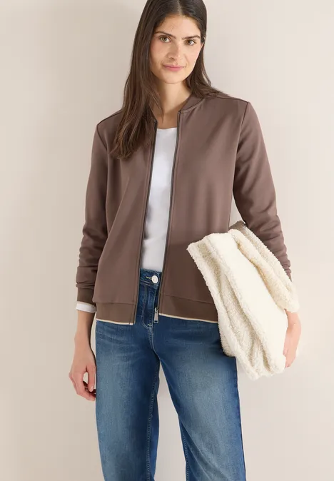 Blouson w jednolitym kolorze urban taupe