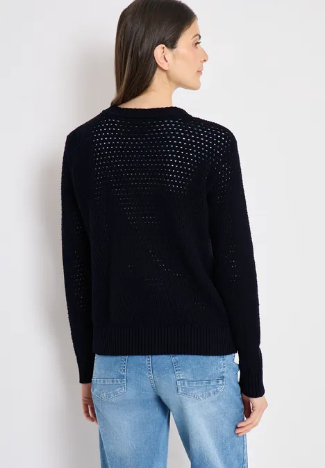 Gehaakt vest universal blue Gehaakt vest universal blue