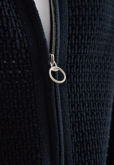 Gehaakt vest universal blue Gehaakt vest universal blue