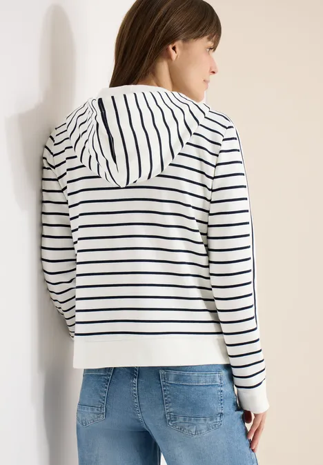 Veste à capuche rayée universal blue Veste à capuche rayée universal blue