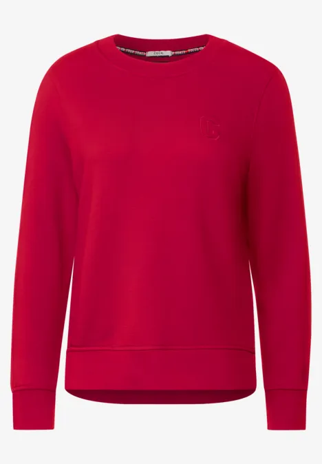 Basic Sweatshirt casual red