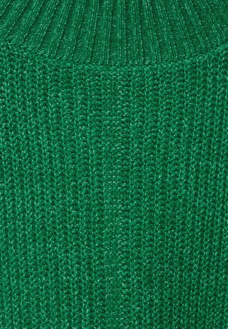 Cosy gebreide slipover bright green melange