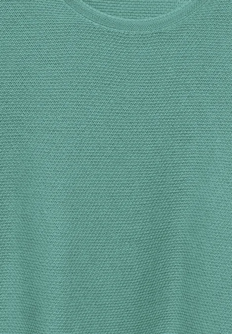 Strukturpullover adriatic green