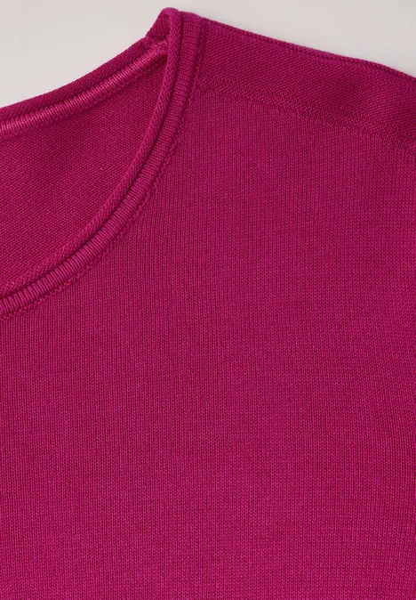 Pull en maille fine jewel pink