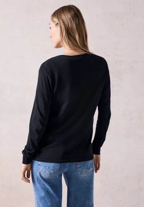 Pull en maille fine universal blue