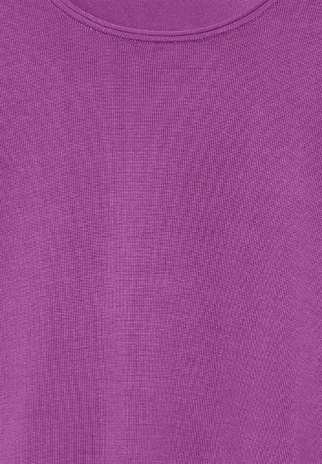 Pull en maille fine iced violet