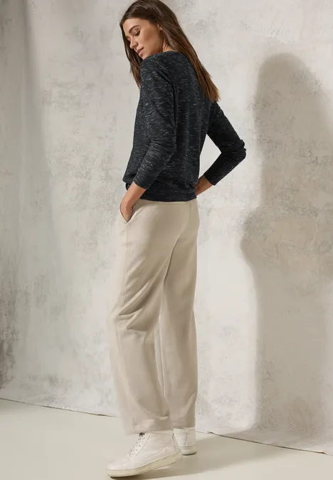 Strukturmix-Pullover heather deep charcoal grey mel Strukturmix-Pullover heather deep charcoal grey mel