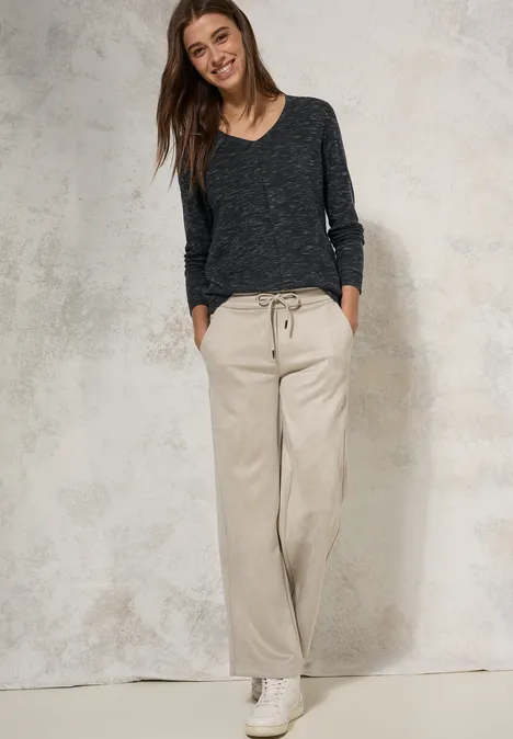 Strukturmix-Pullover heather deep charcoal grey mel Strukturmix-Pullover heather deep charcoal grey mel