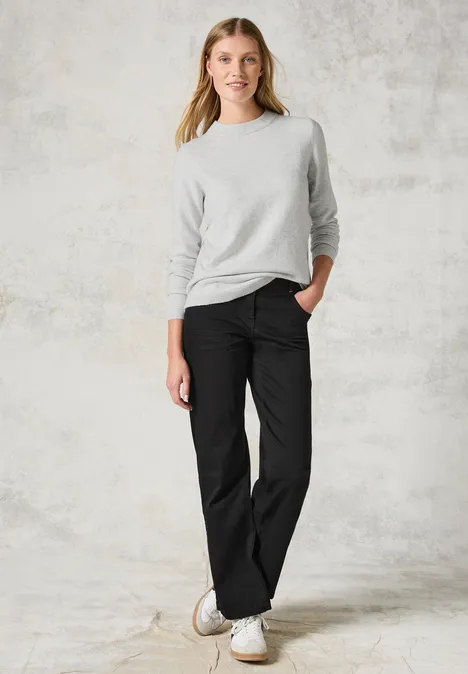 Kuscheliger Pullover soft silver melange