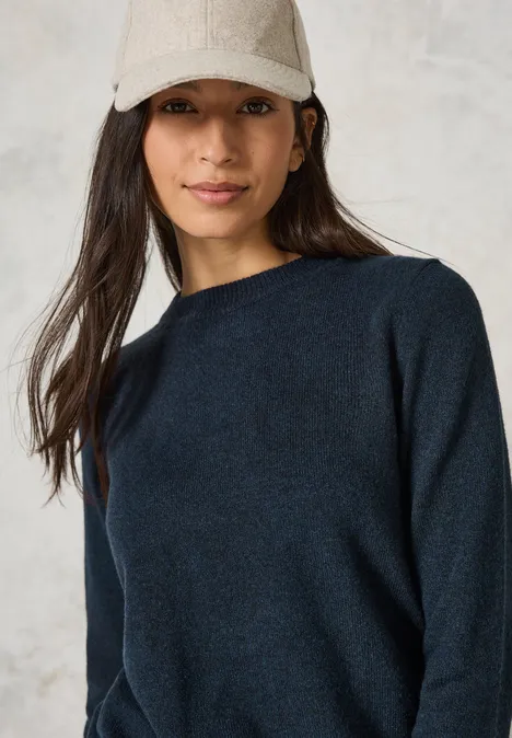 Kuscheliger Pullover deep petrol melange
