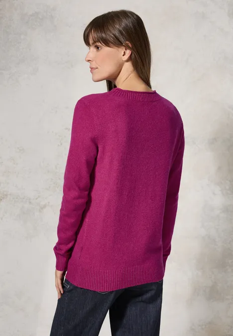 Kuscheliger Pullover jewel pink Kuscheliger Pullover jewel pink