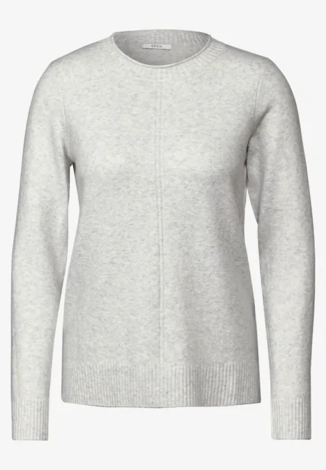 Kuscheliger Pullover soft silver melange