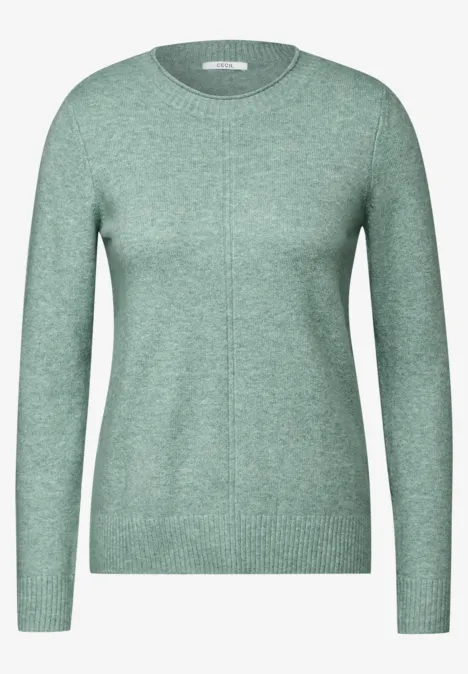 Kuscheliger Pullover iced salvia green melange