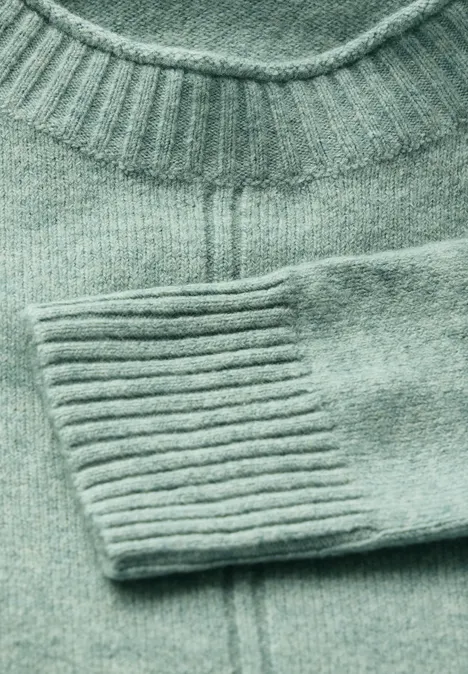 Kuscheliger Pullover iced salvia green melange