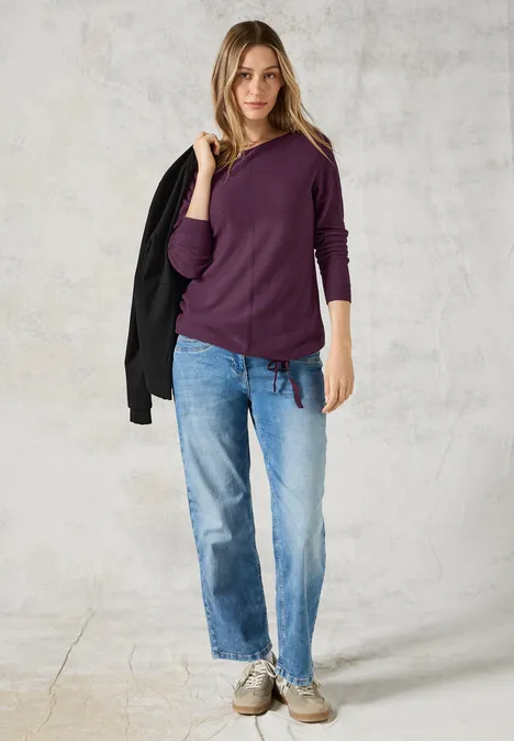 Feinstrickpullover beloved berry