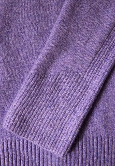 Rollkragenpullover gentle lilac melange
