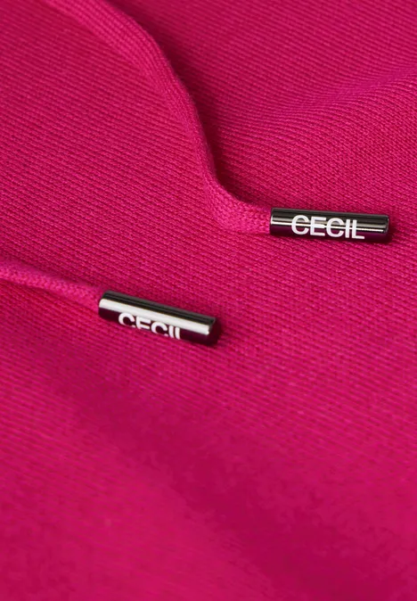Fijn gebreide trui jewel pink