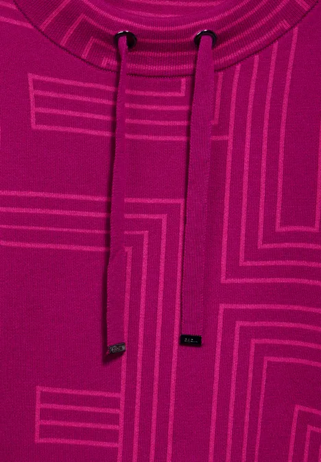 Pullover mit Turtleneck jewel pink
