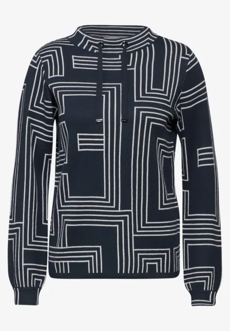 Pullover mit Turtleneck deep petrol
