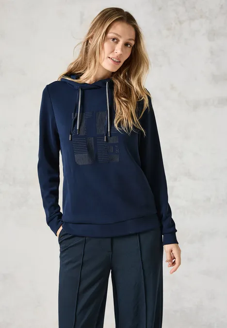 Kapuzenpullover deep petrol