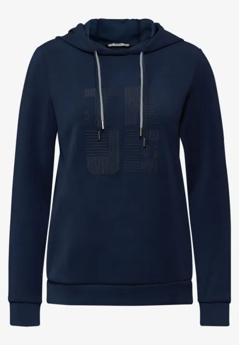 Kapuzenpullover deep petrol